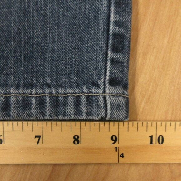 TOMMY HILFIGER‎ High-Rise Straight Leg Denim Jeans Womens Sz 10 LONG Cotton TALL - Picture 15 of 16